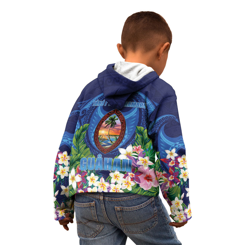 Guam Liberation Day Kid Hoodie Pas Para I Chamoru LT05 - Polynesian Pride