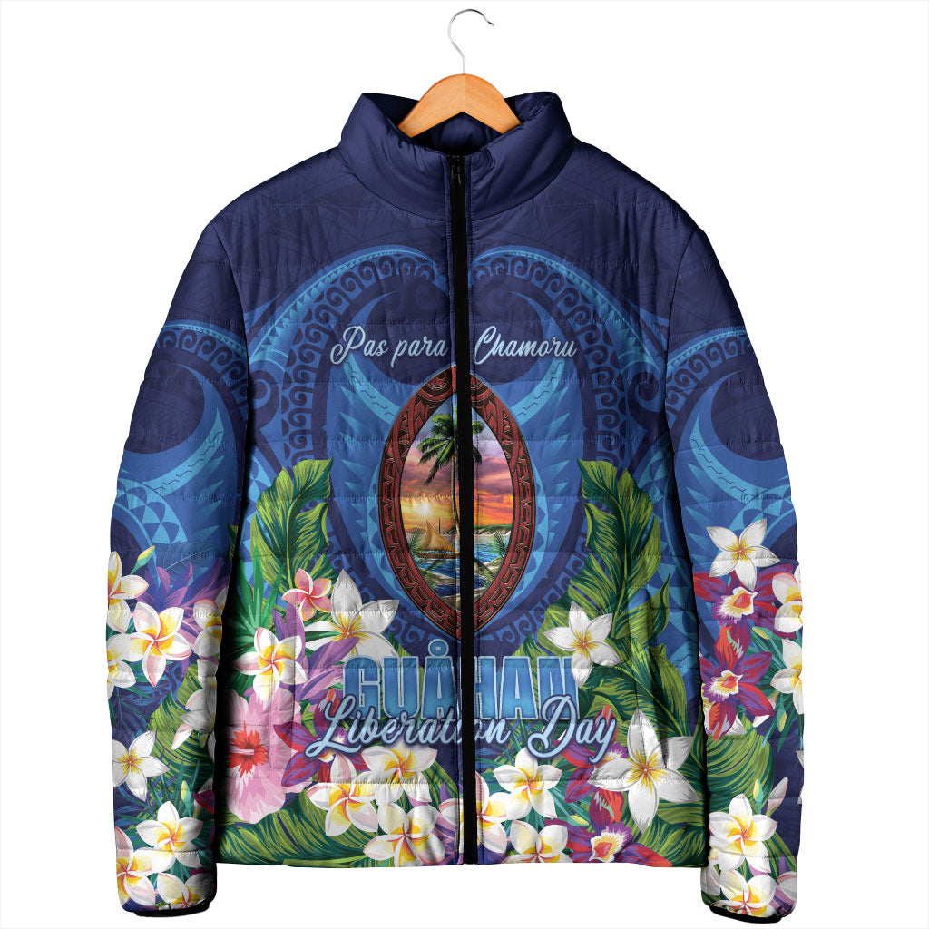 Guam Liberation Day Padded Jacket Pas Para I Chamoru LT05 - Polynesian Pride