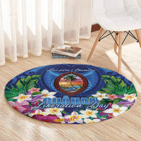 Guam Liberation Day Round Carpet Pas Para I Chamoru LT05 - Polynesian Pride
