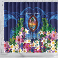 Guam Liberation Day Shower Curtain Pas Para I Chamoru LT05 - Polynesian Pride