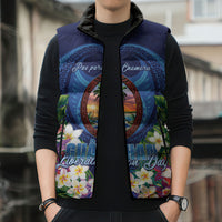 Guam Liberation Day Sleeveless Puffer Jacket Pas Para I Chamoru LT05 - Polynesian Pride