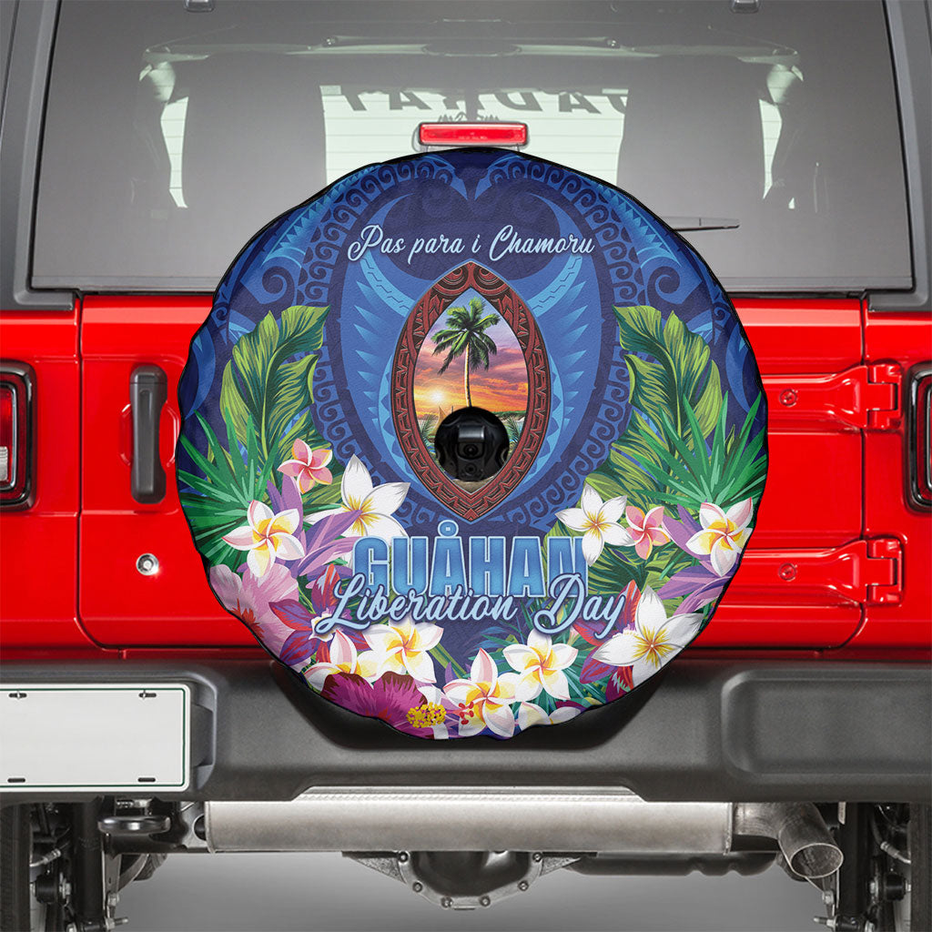 Guam Liberation Day Spare Tire Cover Pas Para I Chamoru LT05 - Polynesian Pride