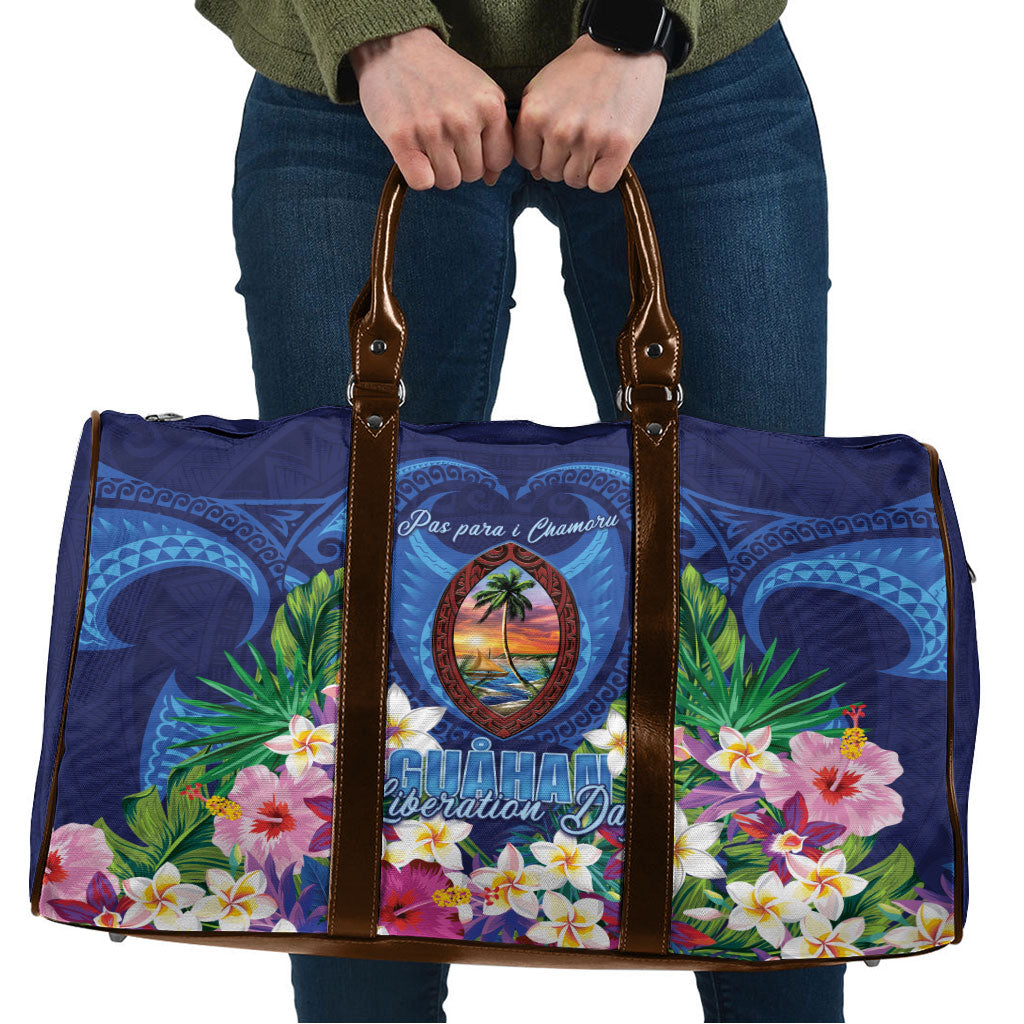 Guam Liberation Day Travel Bag Pas Para I Chamoru LT05 Navy - Polynesian Pride