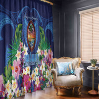 Guam Liberation Day Window Curtain Pas Para I Chamoru LT05 - Polynesian Pride
