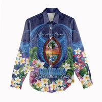 Guam Liberation Day Women Casual Shirt Pas Para I Chamoru LT05 - Polynesian Pride