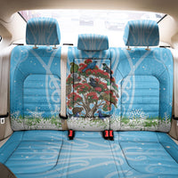New Zealand Birds Christmas Back Car Seat Cover Pohutukawa Xmas Tree LT05 - Polynesian Pride