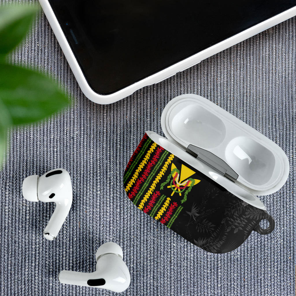 Hawaii Lei Kanaka Maoli Flag AirPods Case Tropical Vibes LT05 - Polynesian Pride