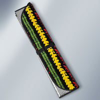 Hawaii Lei Kanaka Maoli Flag Auto Sun Shade Tropical Vibes LT05 - Polynesian Pride