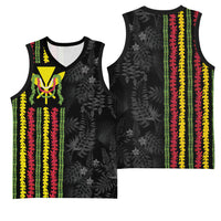 Hawaii Lei Kanaka Maoli Flag Basketball Jersey Tropical Vibes LT05 - Polynesian Pride