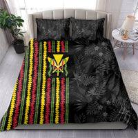 Hawaii Lei Kanaka Maoli Flag Bedding Set Tropical Vibes LT05 - Polynesian Pride