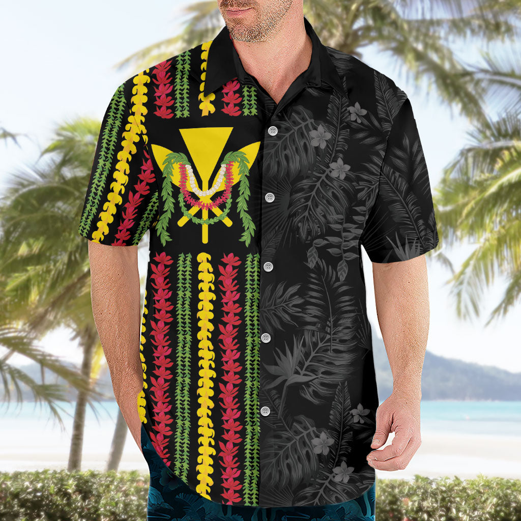 Hawaii Lei Kanaka Maoli Flag Hawaiian Shirt Tropical Vibes LT05 - Polynesian Pride