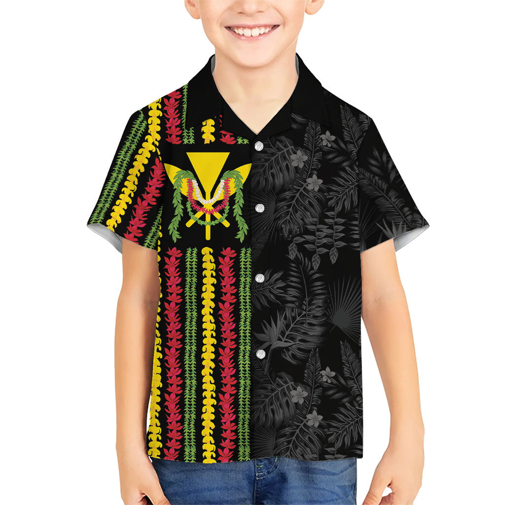 Hawaii Lei Kanaka Maoli Flag Hawaiian Shirt Tropical Vibes LT05 - Polynesian Pride