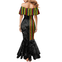 Hawaii Lei Kanaka Maoli Flag Mermaid Dress Tropical Vibes LT05 - Polynesian Pride