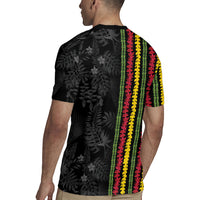 Hawaii Lei Kanaka Maoli Flag Rugby Jersey Tropical Vibes LT05 - Polynesian Pride