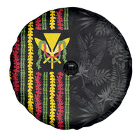 Hawaii Lei Kanaka Maoli Flag Spare Tire Cover Tropical Vibes LT05 - Polynesian Pride
