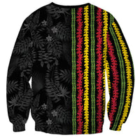 Hawaii Lei Kanaka Maoli Flag Sweatshirt Tropical Vibes LT05 - Polynesian Pride