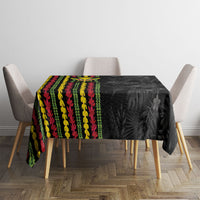 Hawaii Lei Kanaka Maoli Flag Tablecloth Tropical Vibes LT05 - Polynesian Pride