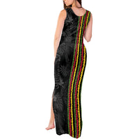 Hawaii Lei Kanaka Maoli Flag Tank Maxi Dress Tropical Vibes LT05 - Polynesian Pride