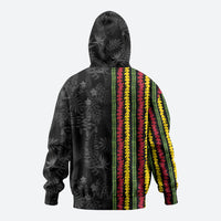 Hawaii Lei Kanaka Maoli Flag Zip Hoodie Tropical Vibes LT05 - Polynesian Pride