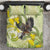 New Zealand Piwakawaka Fantail Bird Bedding Set With Kowhai Flowers