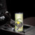 New Zealand Piwakawaka Fantail Bird Skinny Tumbler With Kowhai Flowers