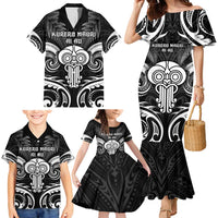 New Zealand Te Reo Maori Family Matching Mermaid Dress and Hawaiian Shirt Korero Maori Ai Au LT05 - Polynesian Pride