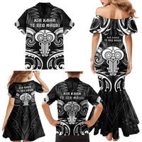 New Zealand Te Reo Maori Family Matching Mermaid Dress and Hawaiian Shirt Korero Maori Ai Au LT05 - Polynesian Pride