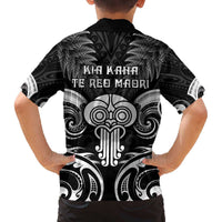 New Zealand Te Reo Maori Family Matching Puletasi and Hawaiian Shirt Korero Maori Ai Au LT05 - Polynesian Pride