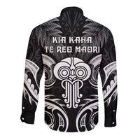 New Zealand Te Reo Maori Long Sleeve Button Shirt Korero Maori Ai Au