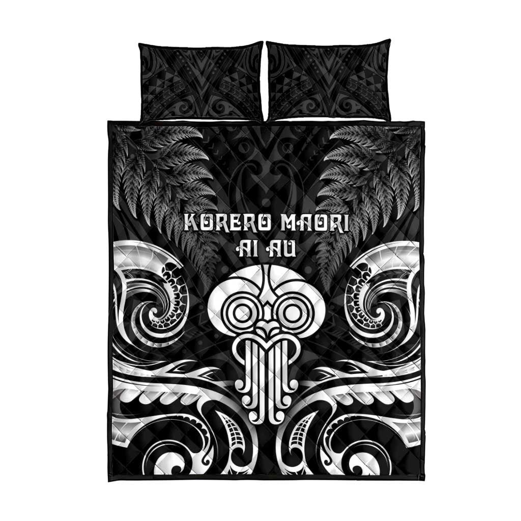 New Zealand Te Reo Maori Quilt Bed Set Korero Maori Ai Au