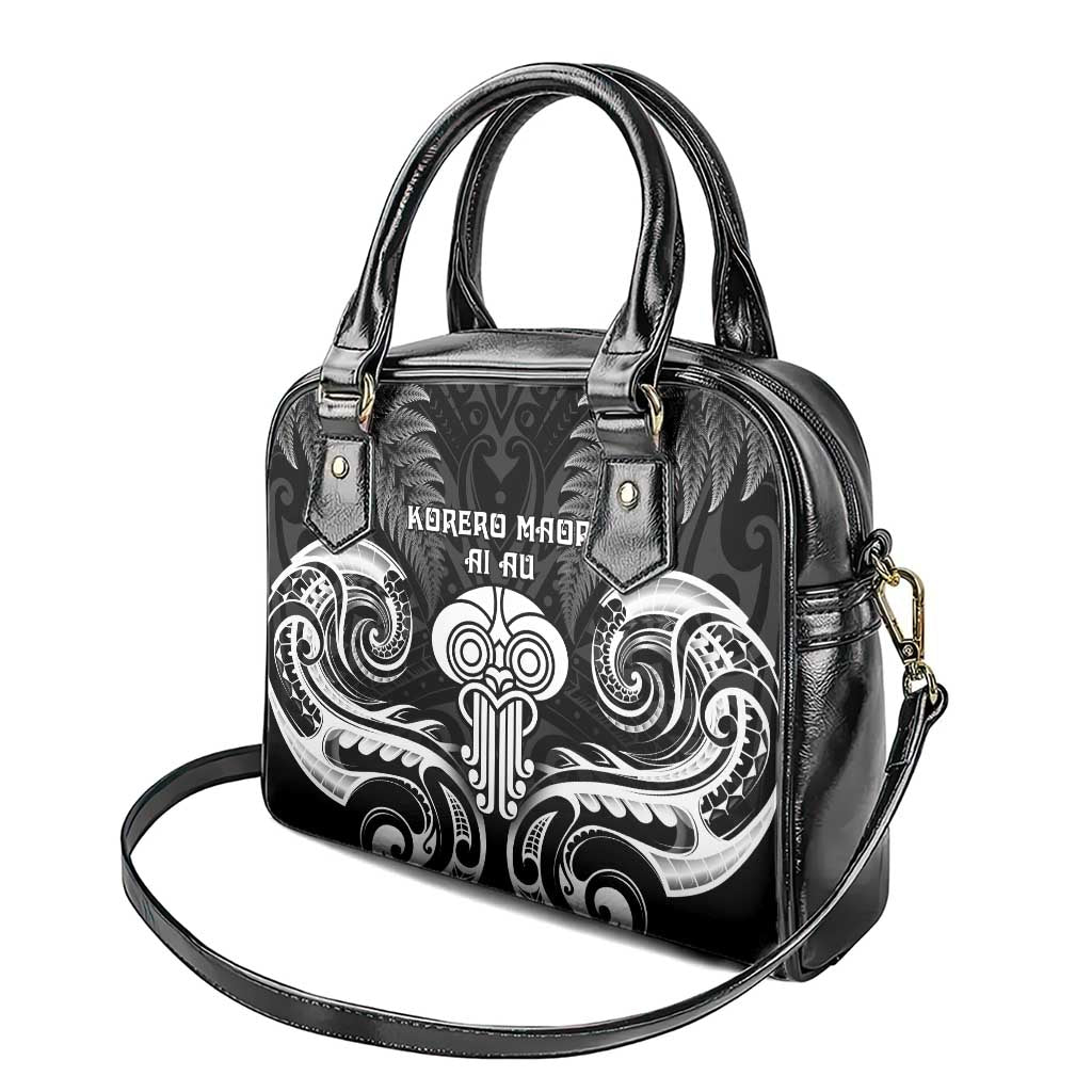 New Zealand Te Reo Maori Shoulder Handbag Korero Maori Ai Au