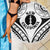 New Caledonia Day Beach Blanket Polynesian Curves White Color - Polynesian Pride