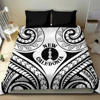 New Caledonia Day Bedding Set Polynesian Curves White Color - Polynesian Pride