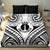New Caledonia Day Bedding Set Polynesian Curves White Color - Polynesian Pride