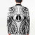 New Caledonia Day Blazer Polynesian Curves White Color - Polynesian Pride