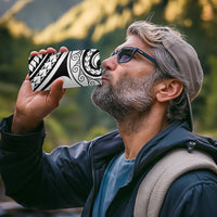 New Caledonia Day 4 in 1 Can Cooler Tumbler Polynesian Curves White Color - Polynesian Pride