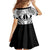 New Caledonia Day Family Matching Mermaid Dress and Hawaiian Shirt Polynesian Curves White Color - Polynesian Pride