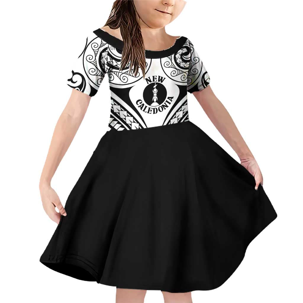 New Caledonia Day Family Matching Off Shoulder Short Dress and Hawaiian Shirt Polynesian Curves White Color - Polynesian Pride