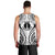 New Caledonia Day Men Tank Top Polynesian Curves White Color - Polynesian Pride