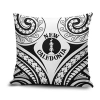 New Caledonia Day Pillow Cover Polynesian Curves White Color - Polynesian Pride