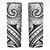 New Caledonia Day Skinny Tumbler Polynesian Curves White Color - Polynesian Pride
