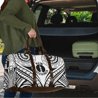 New Caledonia Day Travel Bag Polynesian Curves White Color - Polynesian Pride