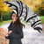 New Caledonia Day Umbrella Polynesian Curves White Color - Polynesian Pride