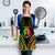 New Caledonia Day Apron Polynesian Curves Reggae Color - Polynesian Pride