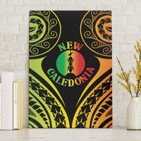 New Caledonia Day Canvas Wall Art Polynesian Curves Reggae Color - Polynesian Pride
