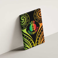New Caledonia Day Canvas Wall Art Polynesian Curves Reggae Color - Polynesian Pride