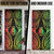 New Caledonia Day Door Cover Polynesian Curves Reggae Color - Polynesian Pride