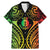 New Caledonia Day Family Matching Mermaid Dress and Hawaiian Shirt Polynesian Curves Reggae Color - Polynesian Pride