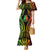 New Caledonia Day Family Matching Mermaid Dress and Hawaiian Shirt Polynesian Curves Reggae Color - Polynesian Pride