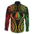 New Caledonia Day Family Matching Tank Maxi Dress and Hawaiian Shirt Polynesian Curves Reggae Color - Polynesian Pride